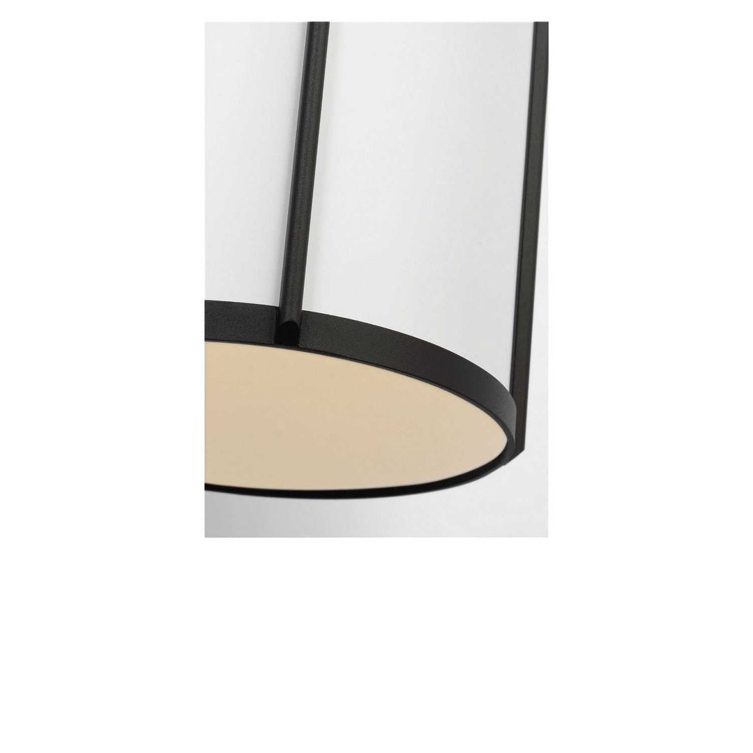 Luning One Light Lantern in Textured Black Generation Lighting Canada