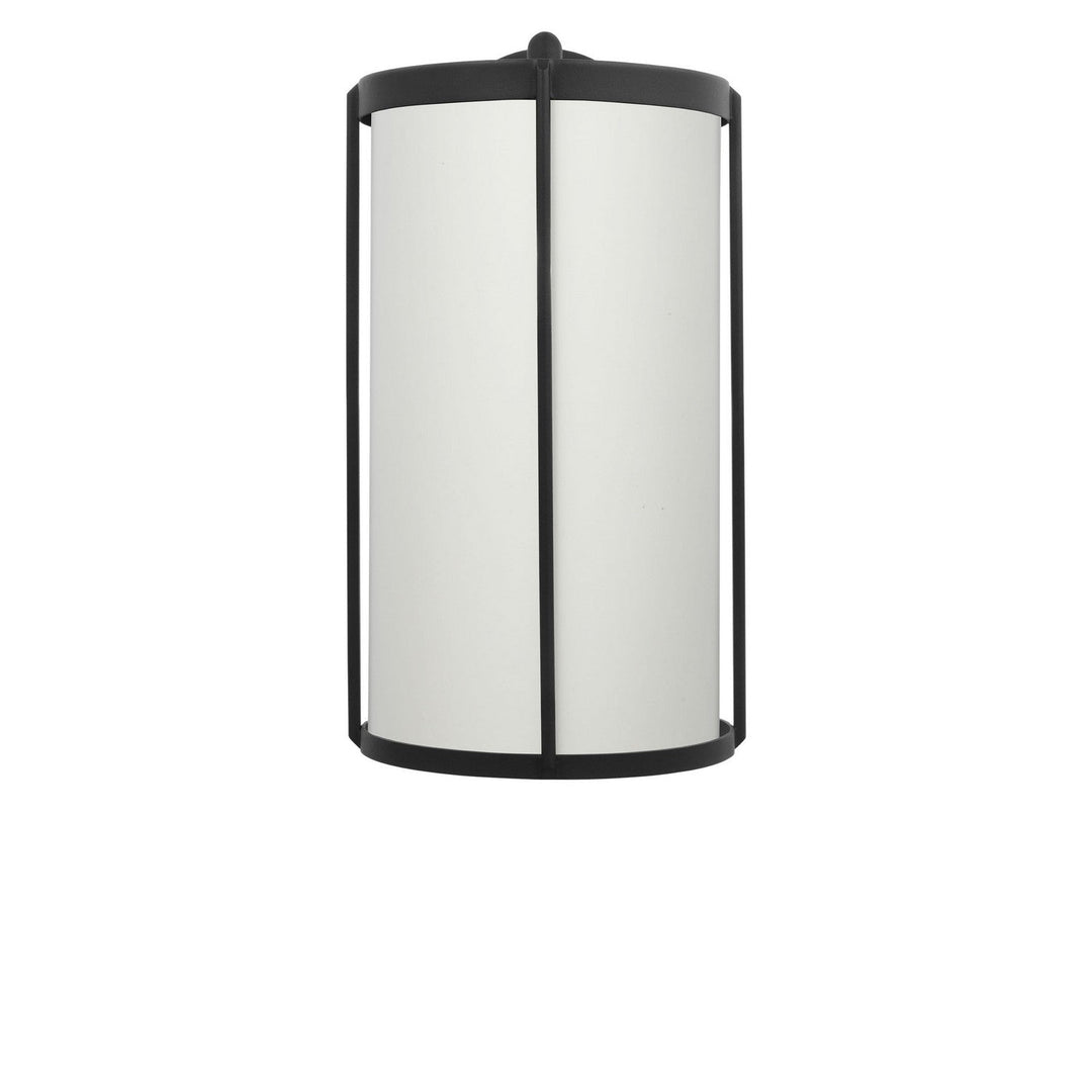 Luning One Light Lantern in Textured Black Generation Lighting Canada
