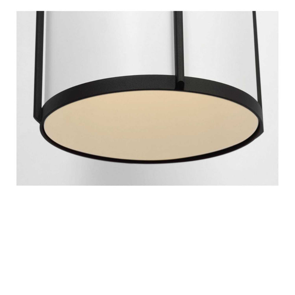 Luning One Light Lantern in Textured Black Generation Lighting Canada