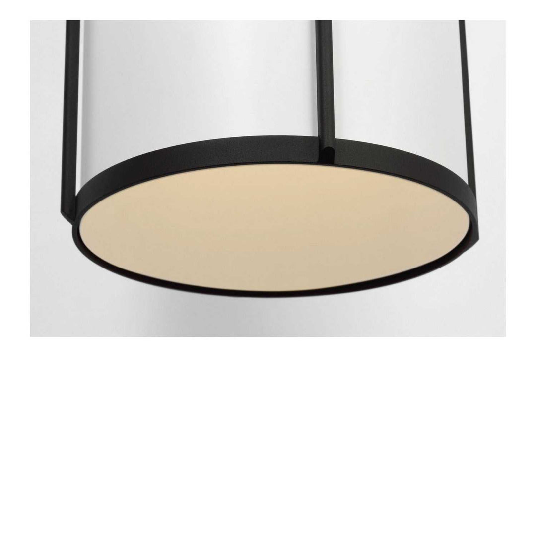 Luning One Light Lantern in Textured Black Generation Lighting Canada