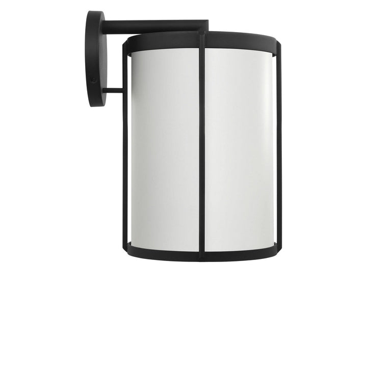 Luning One Light Lantern in Textured Black Generation Lighting Canada