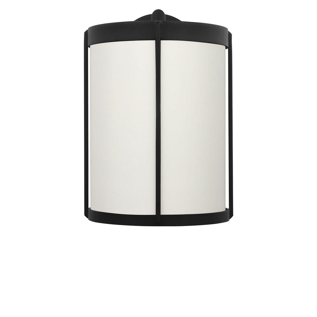 Luning One Light Lantern in Textured Black Generation Lighting Canada