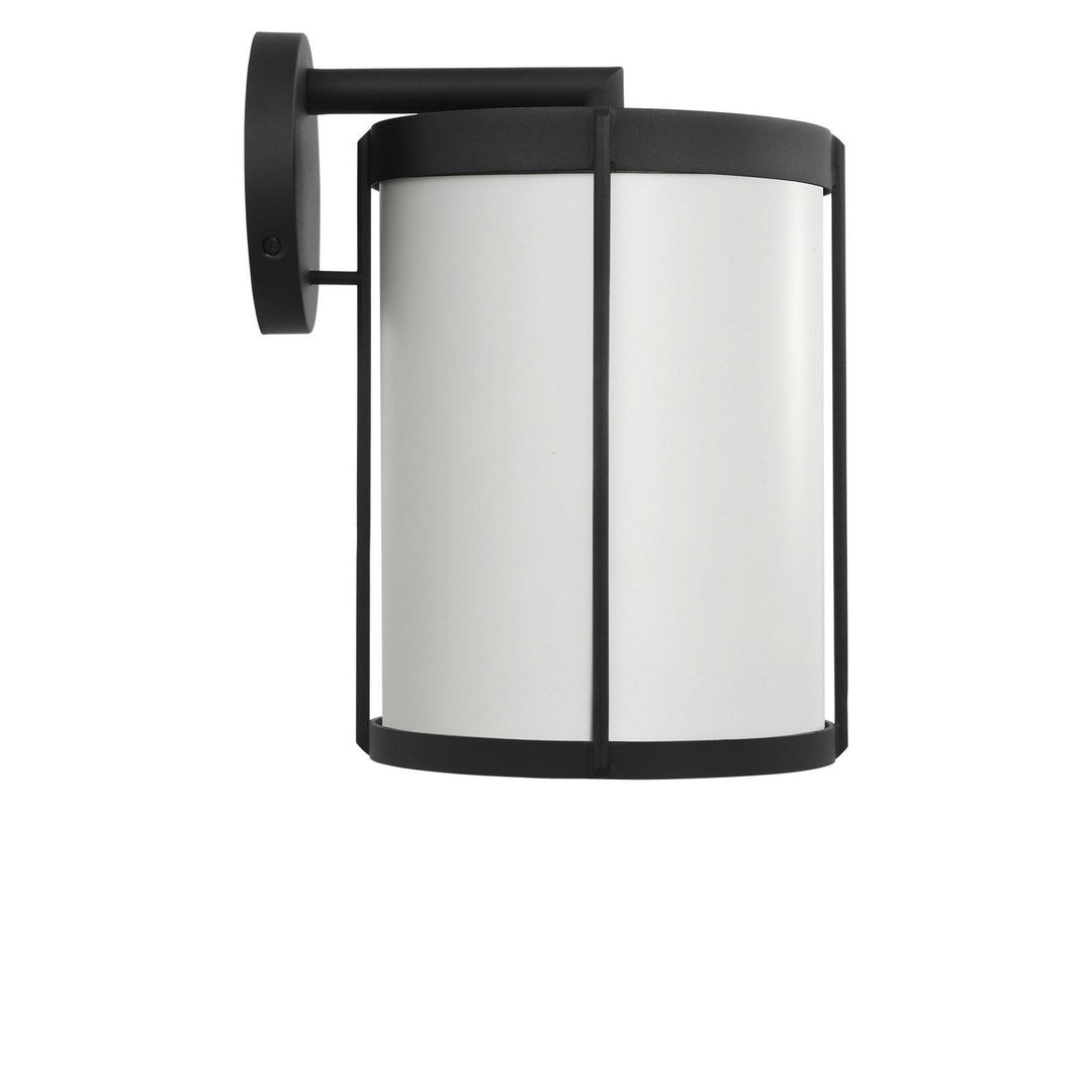 Luning One Light Lantern in Textured Black Generation Lighting Canada