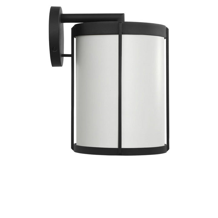 Luning One Light Lantern in Textured Black Generation Lighting Canada