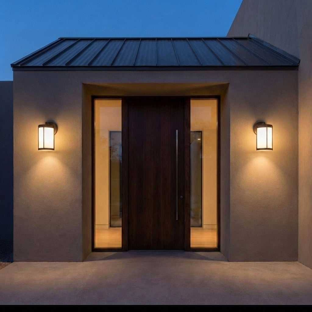Luning One Light Lantern in Antique Bronze Generation Lighting Canada
