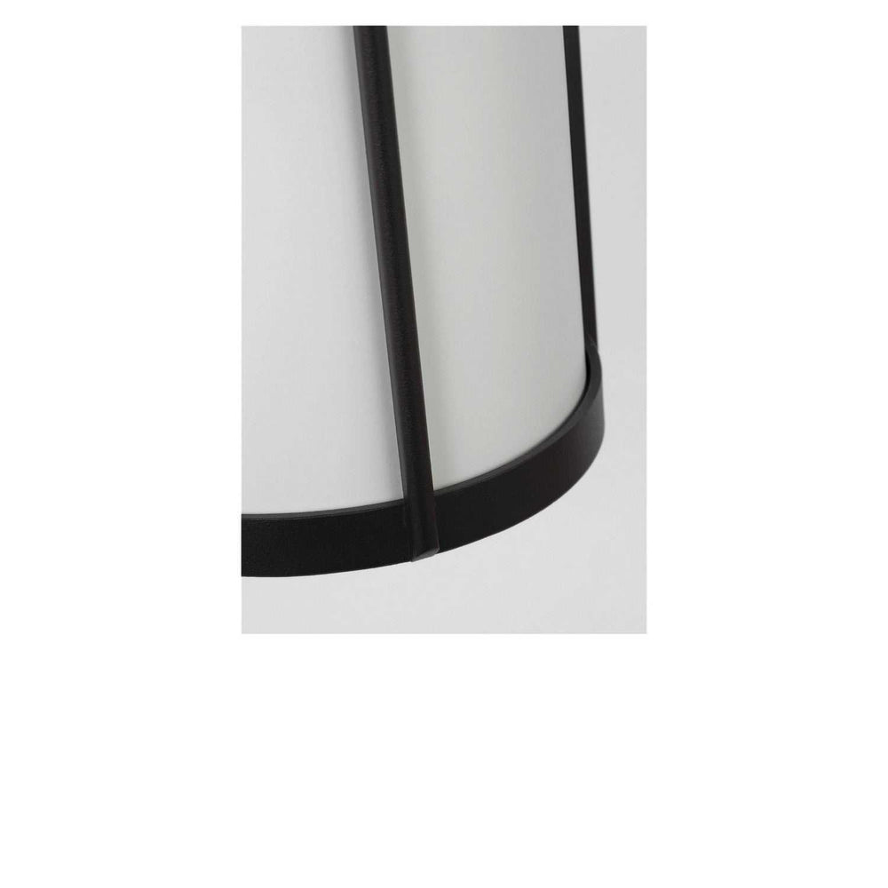 Luning One Light Lantern in Textured Black Generation Lighting Canada