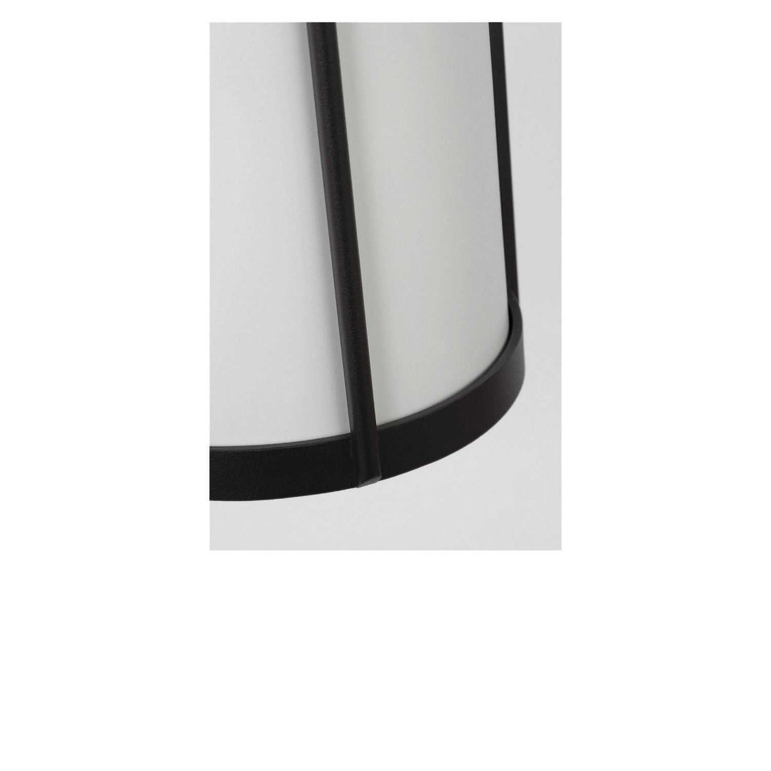 Luning One Light Lantern in Textured Black Generation Lighting Canada