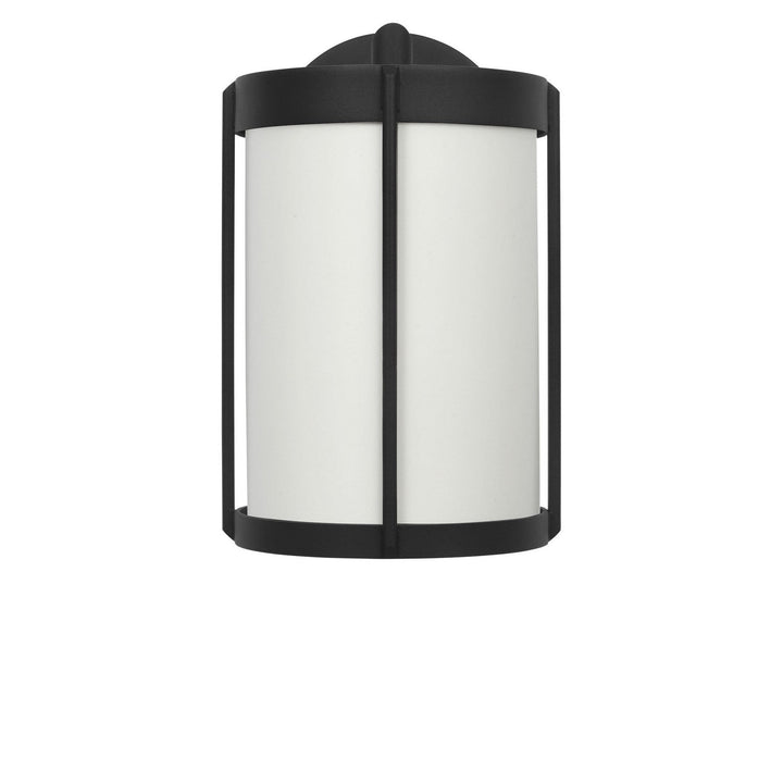 Luning One Light Lantern in Textured Black Generation Lighting Canada