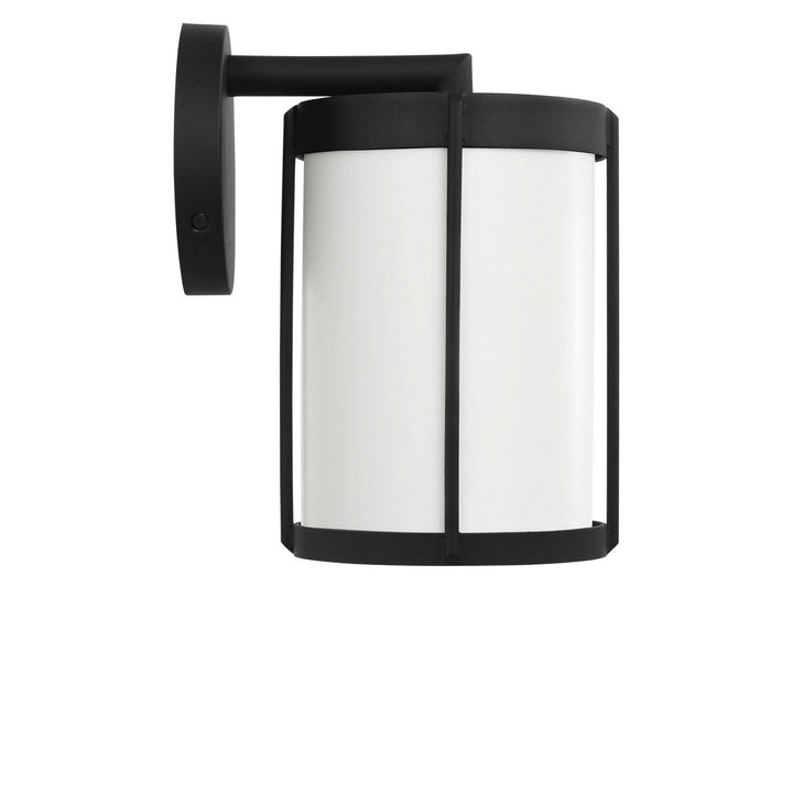 Luning One Light Lantern in Textured Black Generation Lighting Canada