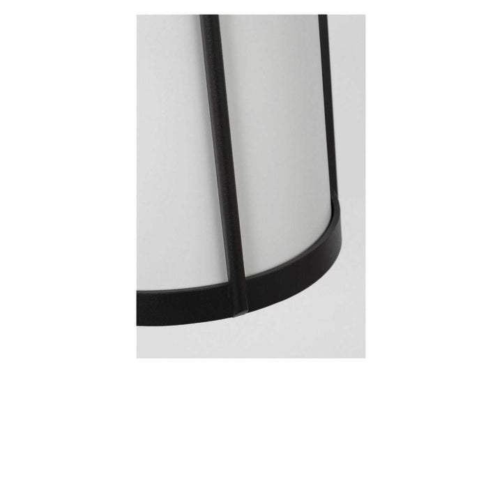 Luning One Light Lantern in Textured Black Generation Lighting Canada