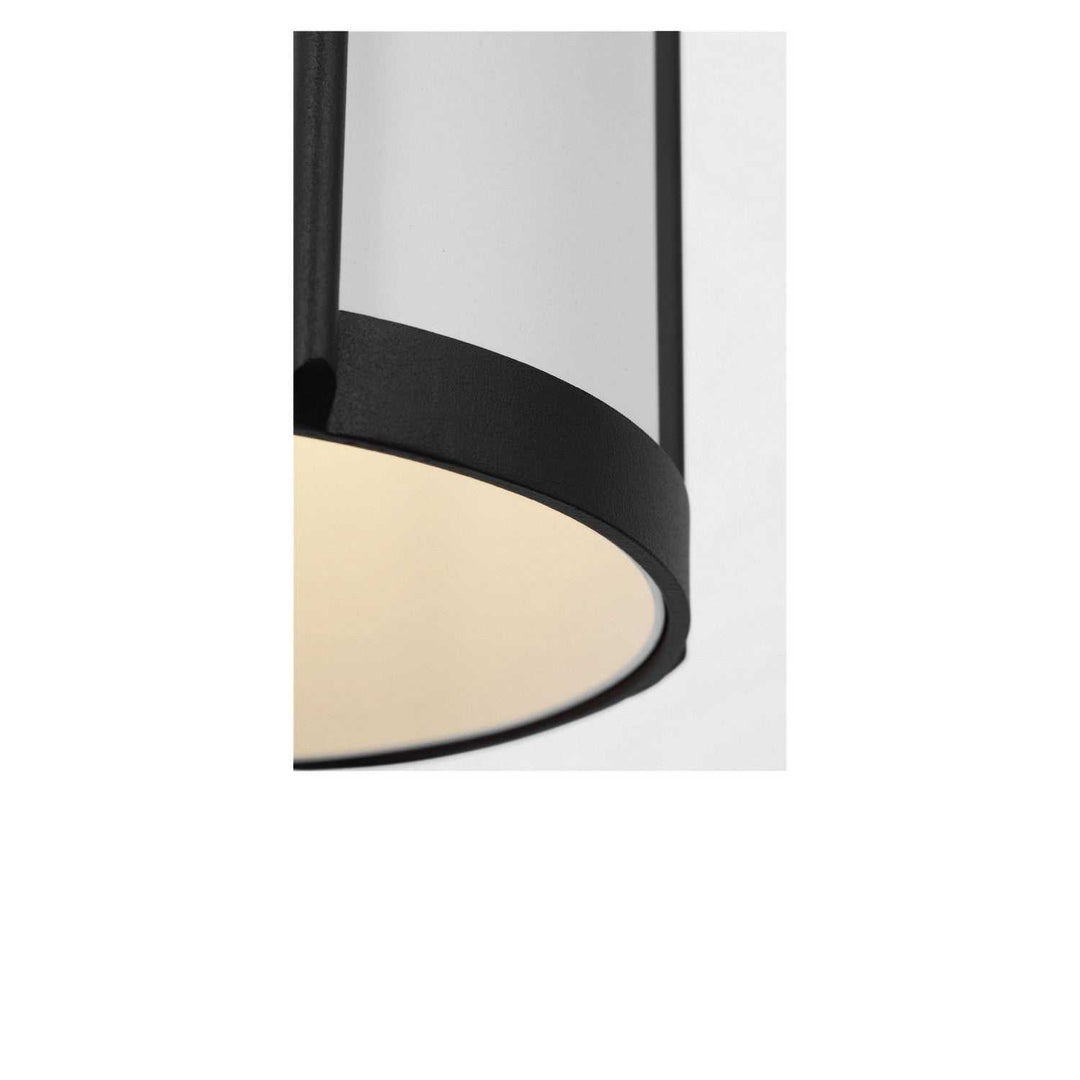 Luning One Light Lantern in Textured Black Generation Lighting Canada