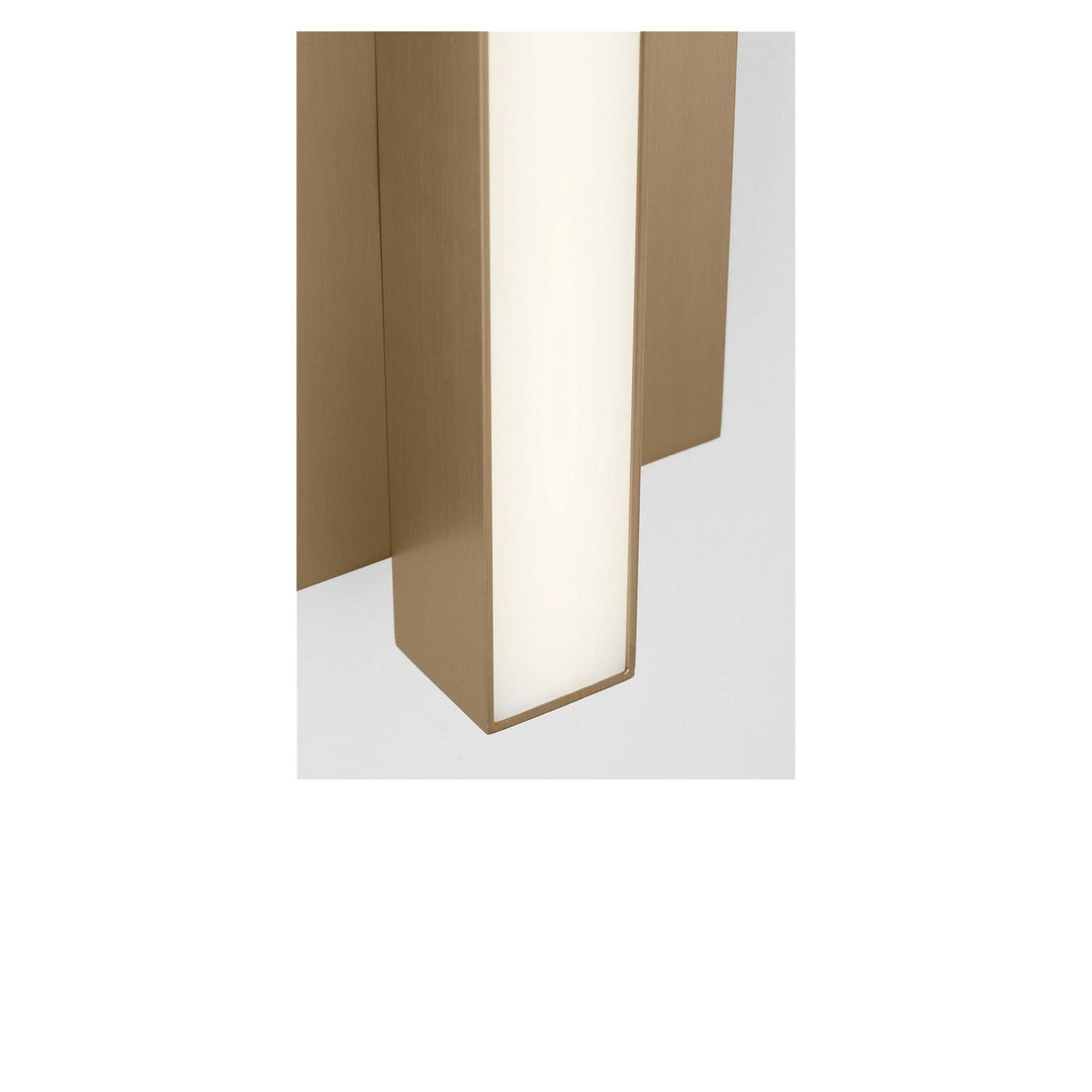Marque LED Vanity in Satin Brass Generation Lighting Canada