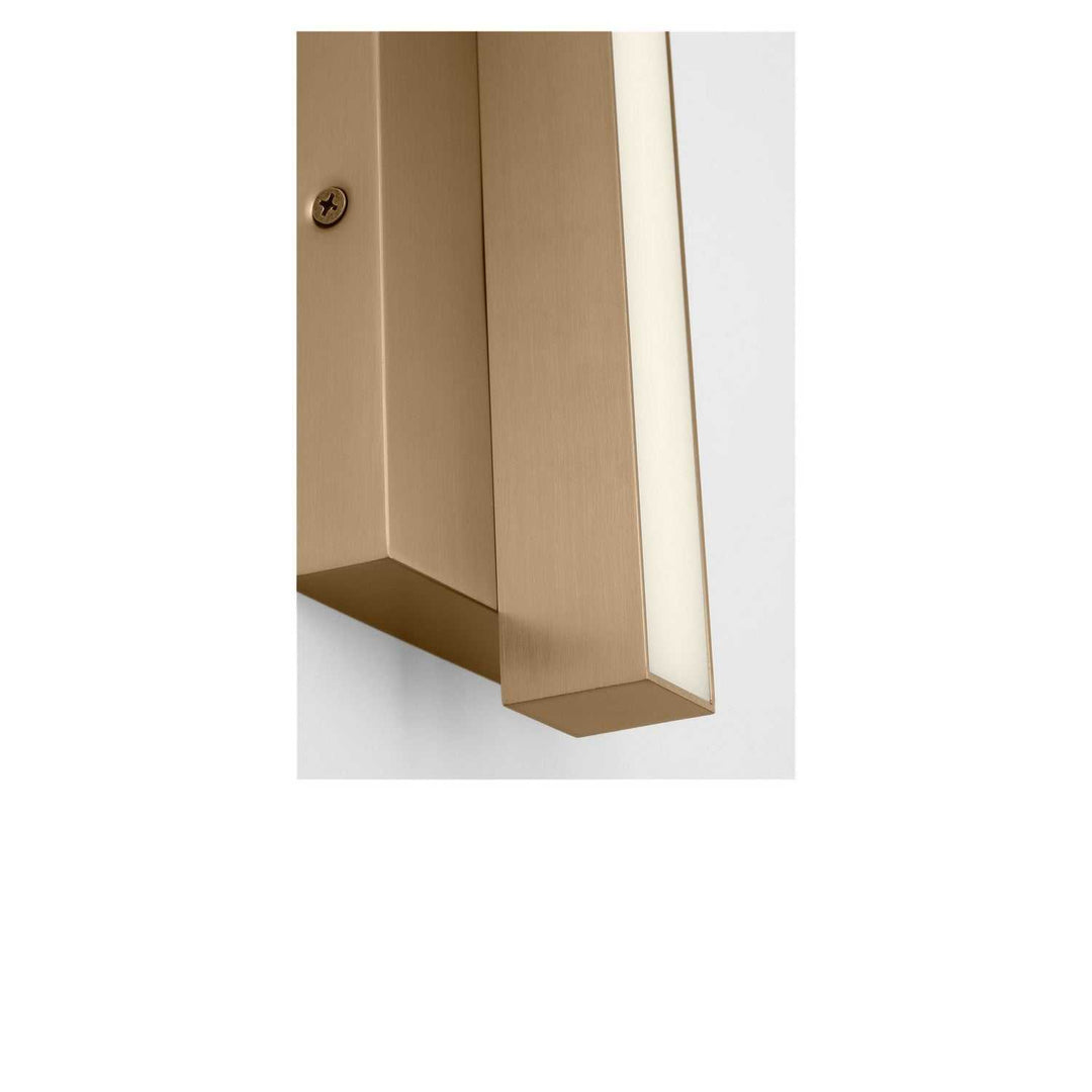 Marque LED Vanity in Satin Brass Generation Lighting Canada