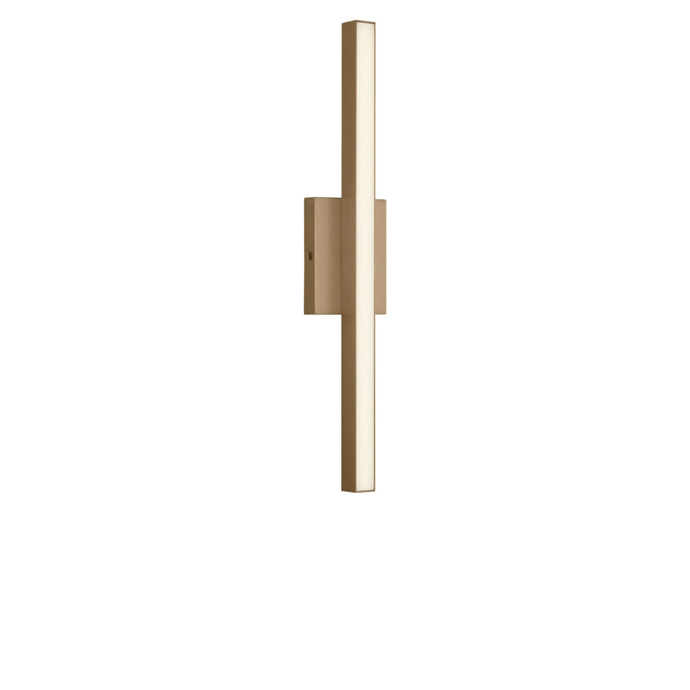 Marque LED Vanity in Satin Brass Generation Lighting Canada