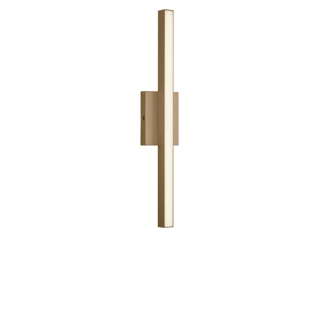 Marque LED Vanity in Satin Brass Generation Lighting Canada