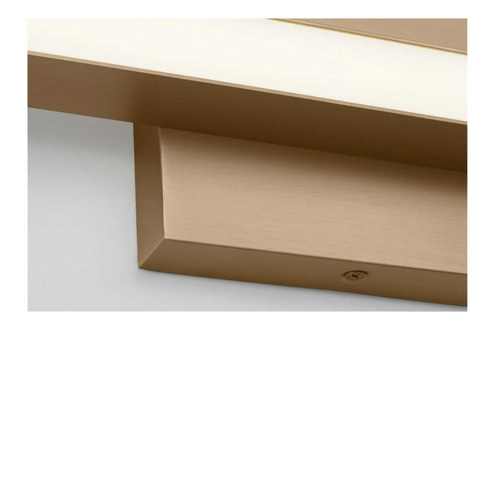 Marque LED Vanity in Satin Brass Generation Lighting Canada