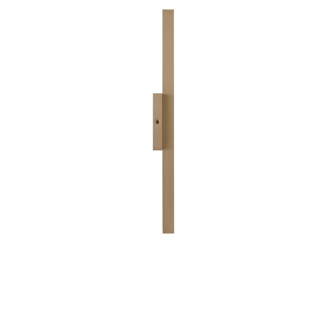 Marque LED Vanity in Satin Brass Generation Lighting Canada
