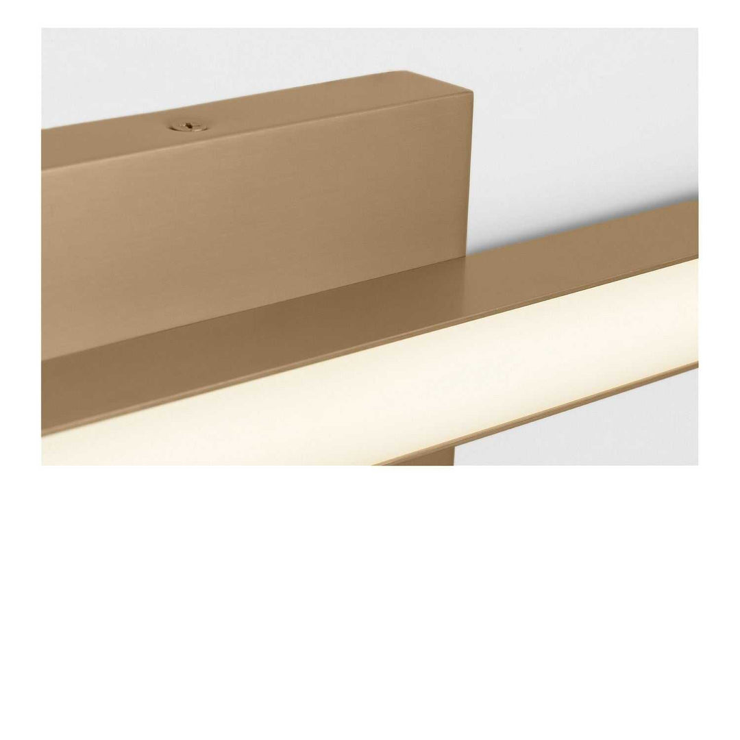 Marque LED Vanity in Satin Brass Generation Lighting Canada