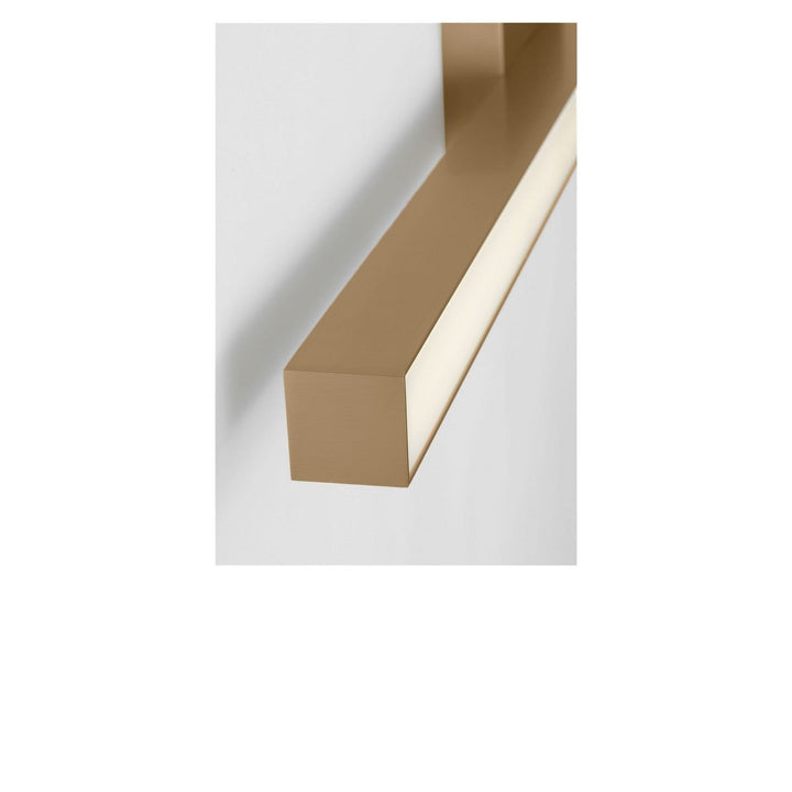 Marque LED Vanity in Satin Brass Generation Lighting Canada
