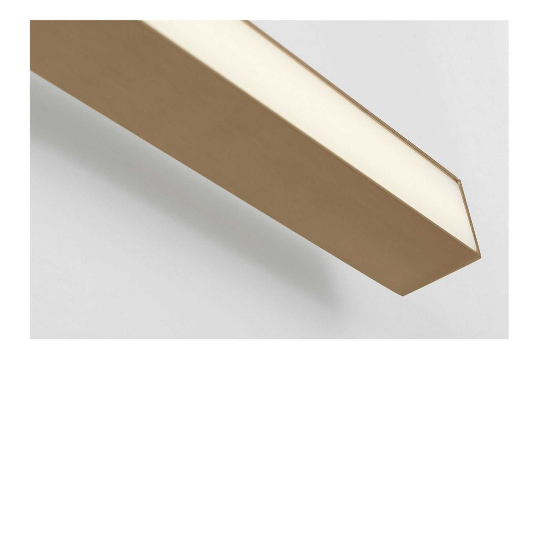 Marque LED Vanity in Satin Brass Generation Lighting Canada