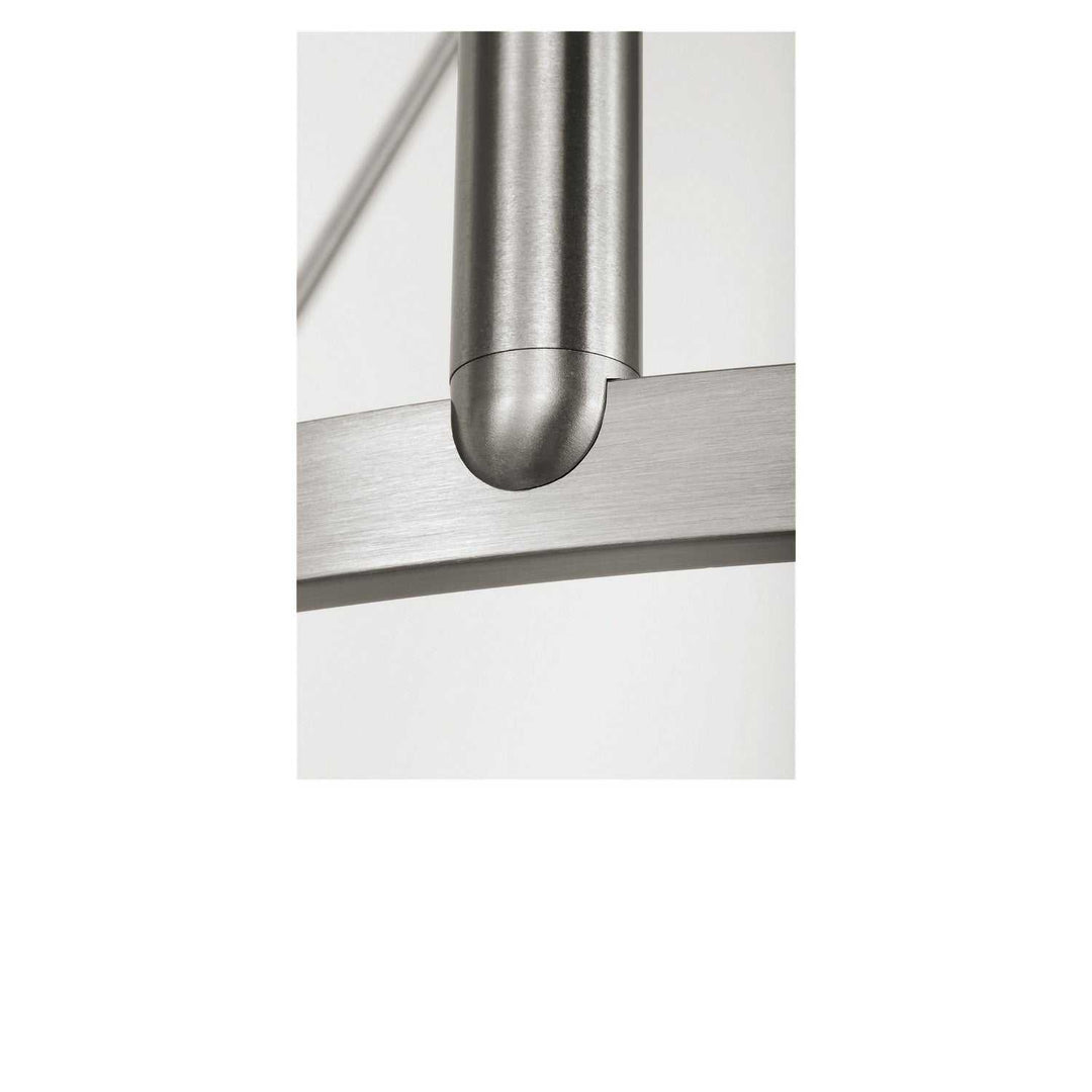 Mirla Six Light Chandelier in Brushed Nickel Generation Lighting Canada