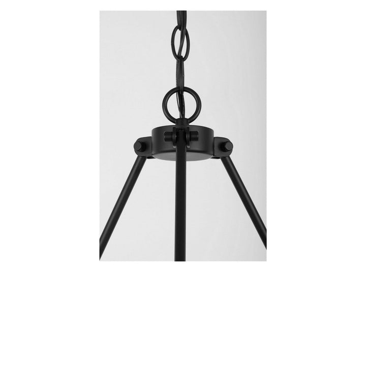Mirla Six Light Chandelier in Midnight Black Generation Lighting Canada
