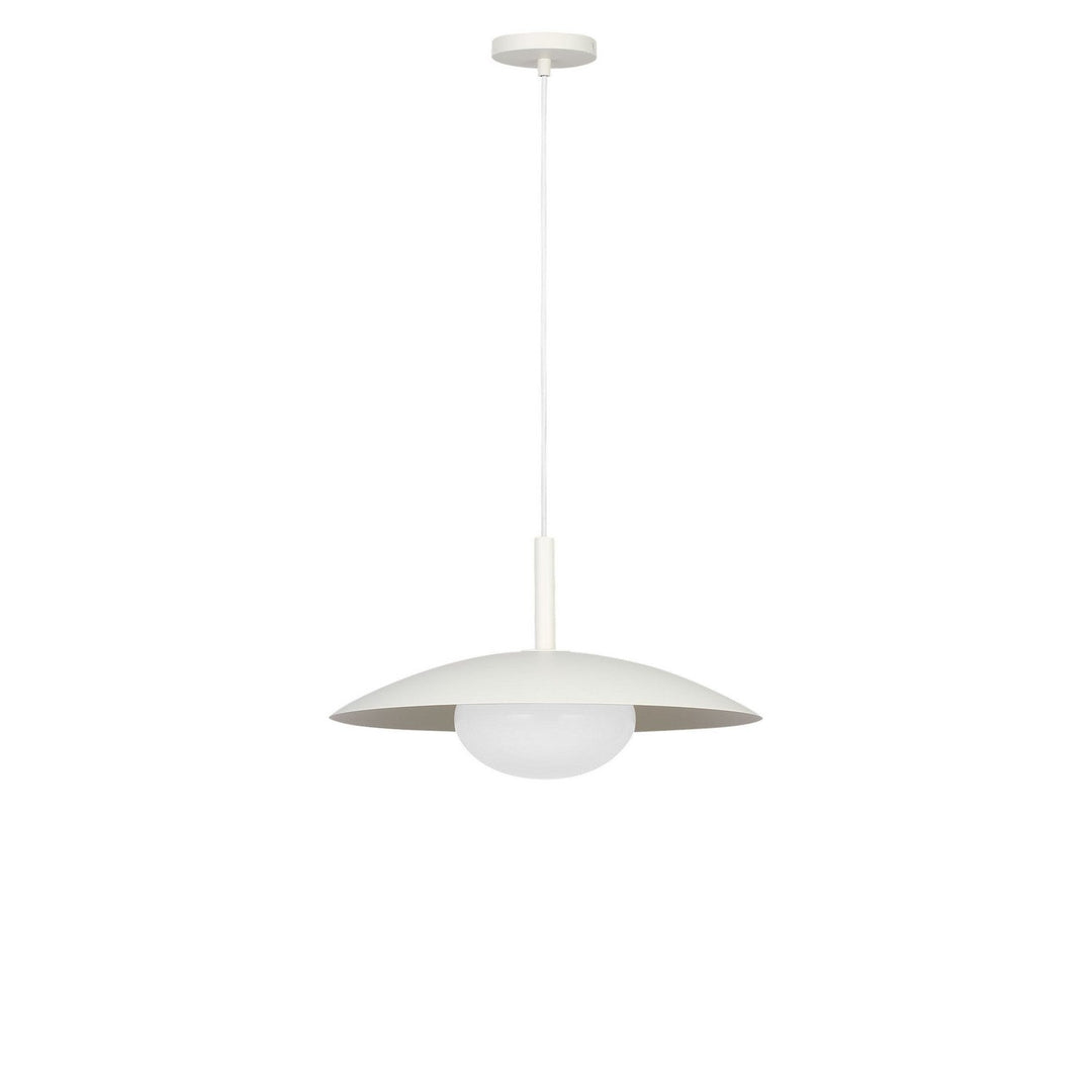 Mont One Light Pendant in Matte White Generation Lighting Canada