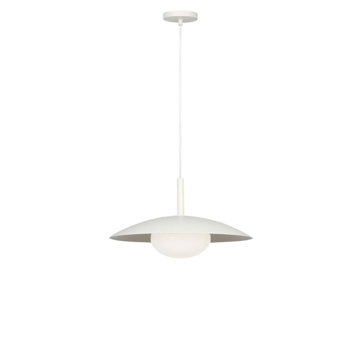 Mont One Light Pendant in Matte White Generation Lighting Canada