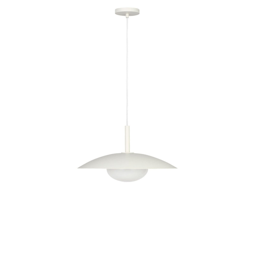 Mont One Light Pendant in Matte White Generation Lighting Canada