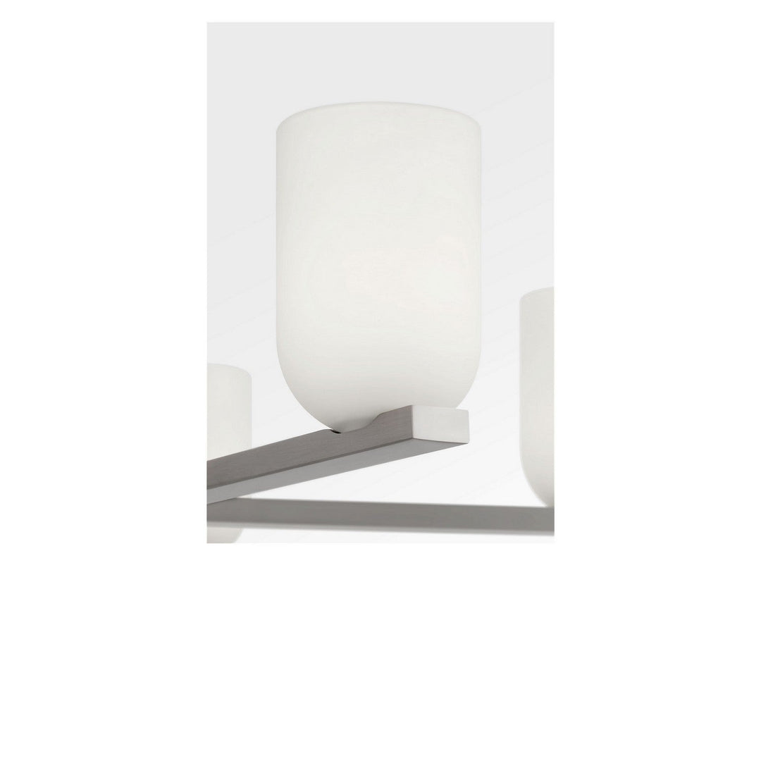 Neblina Five Light Chandelier in Brushed Nickel Generation Lighting Canada