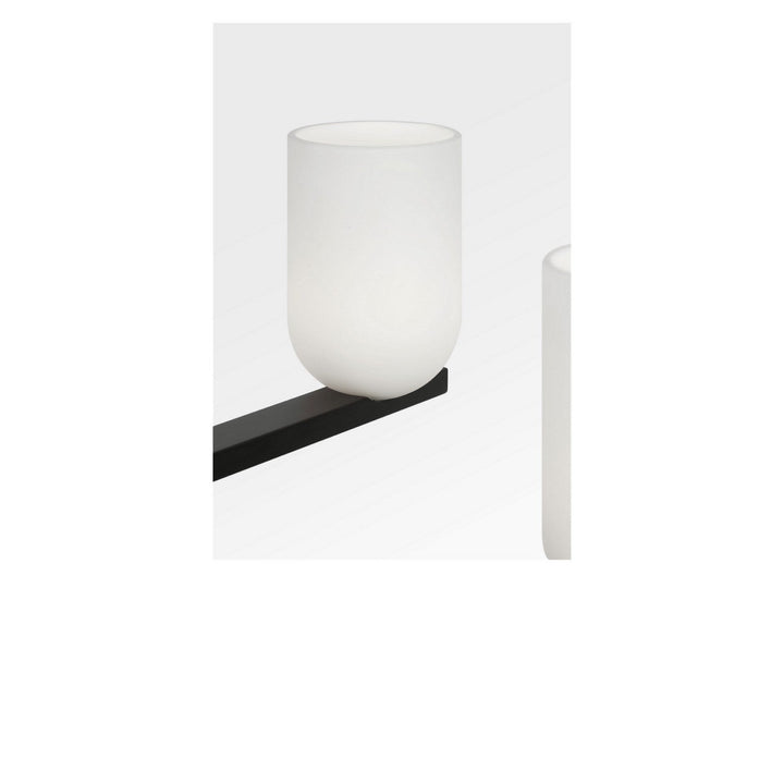 Neblina Five Light Chandelier in Midnight Black Generation Lighting Canada