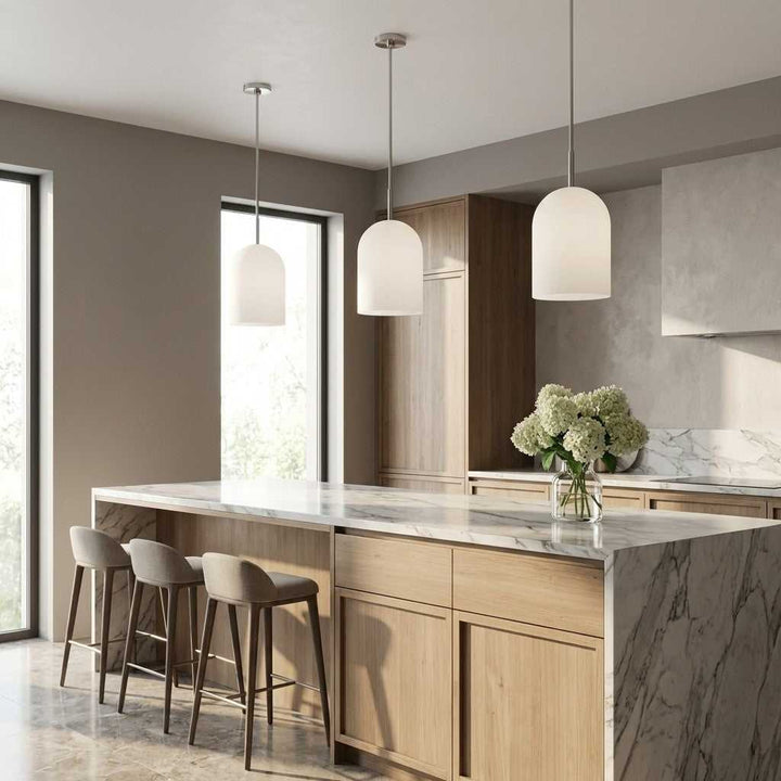 Neblina One Light Pendant in Brushed Nickel Generation Lighting Canada
