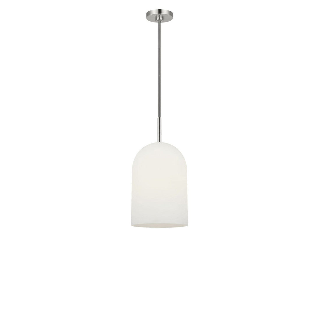 Neblina One Light Pendant in Brushed Nickel Generation Lighting Canada
