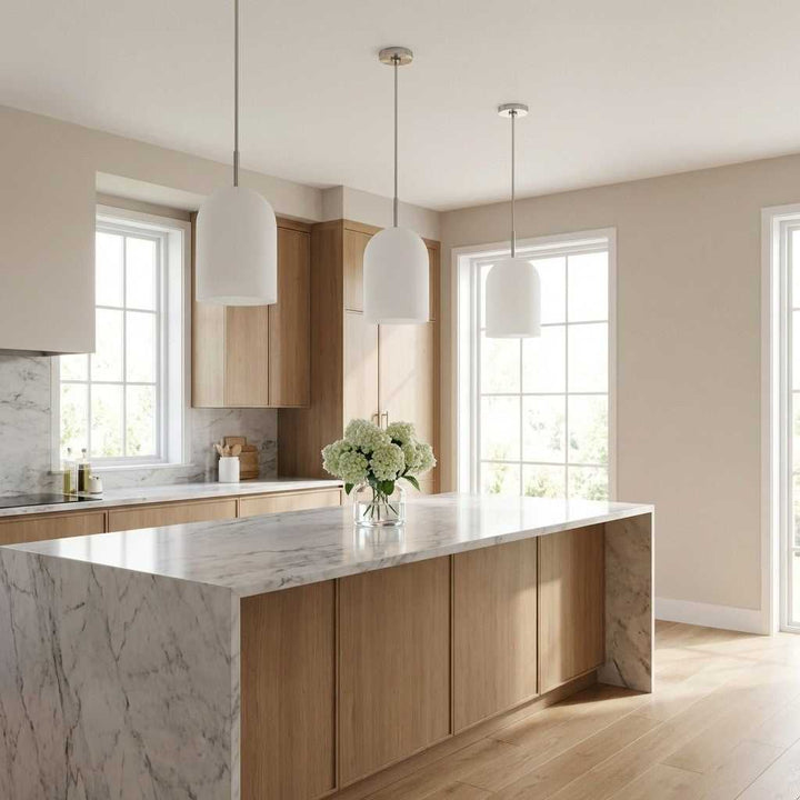 Neblina One Light Pendant in Brushed Nickel Generation Lighting Canada
