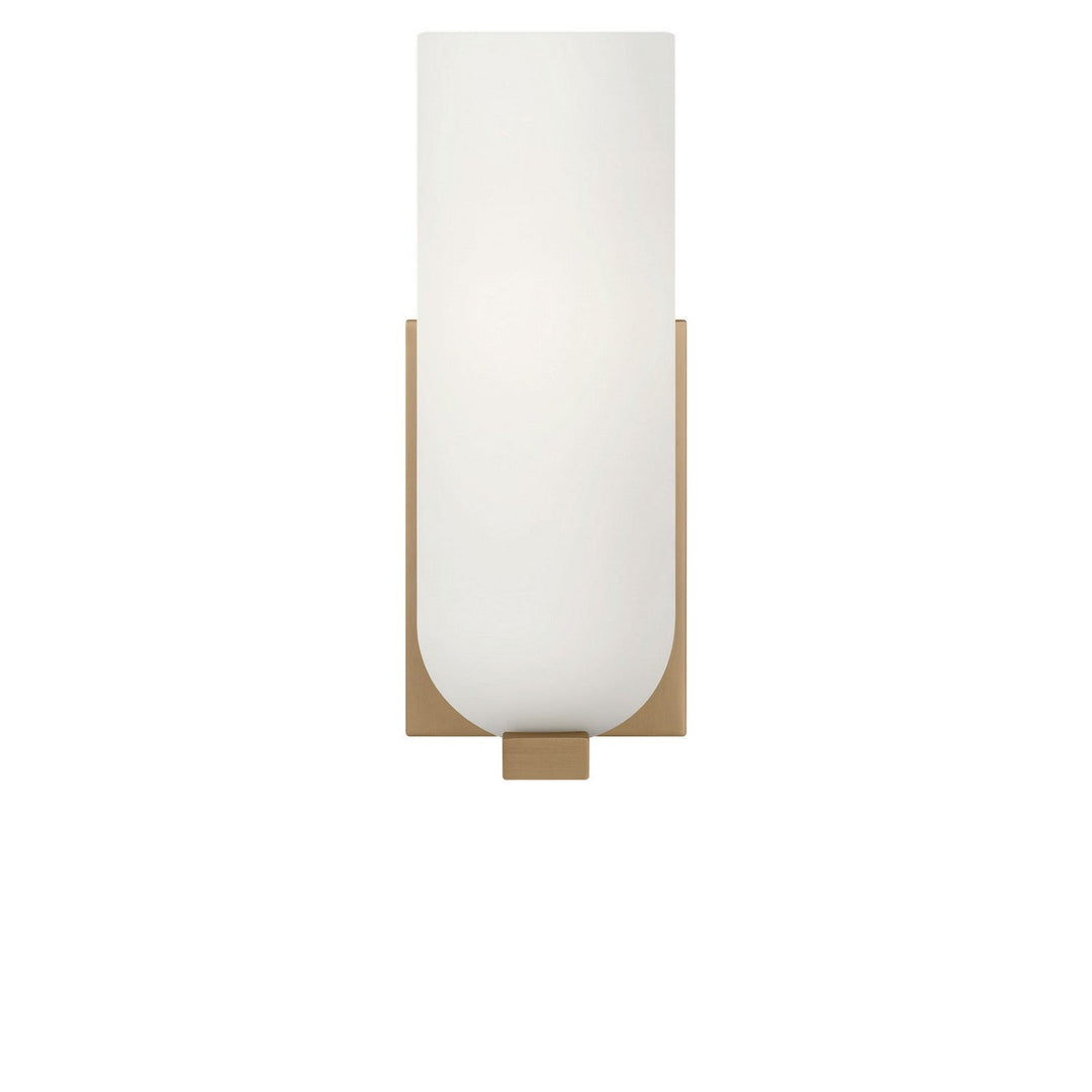 Neblina One Light Vanity in Satin Brass Generation Lighting Canada