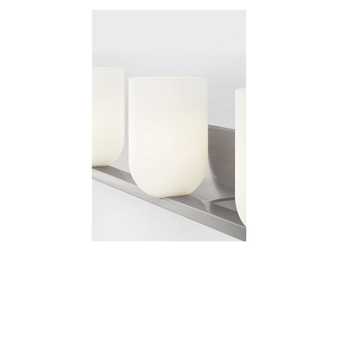 Neblina Three Light Vanity in Brushed Nickel Generation Lighting Canada