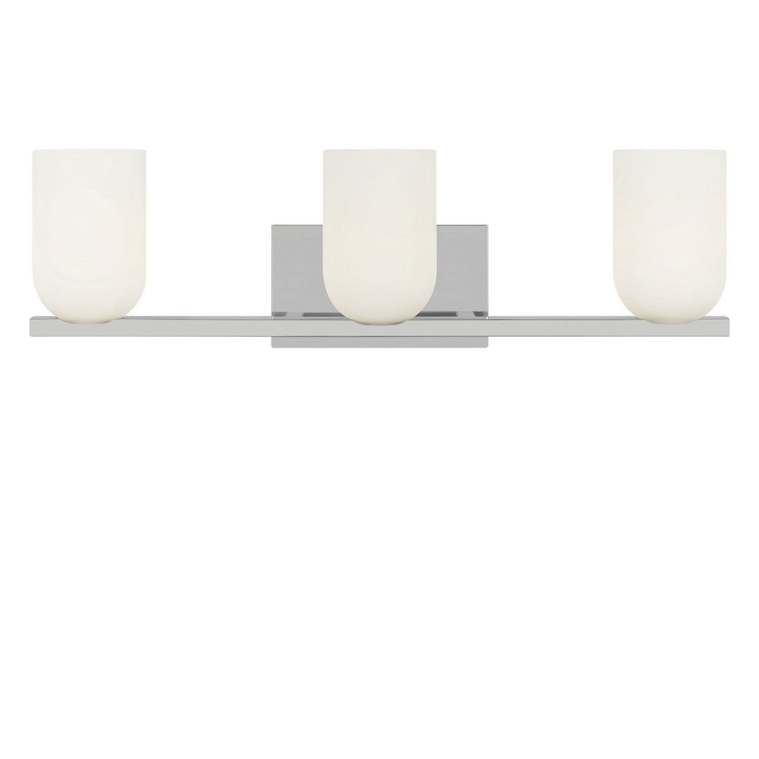 Neblina Three Light Vanity in Chrome Generation Lighting Canada