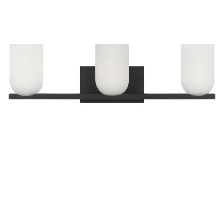 Neblina Three Light Vanity in Midnight Black Generation Lighting Canada