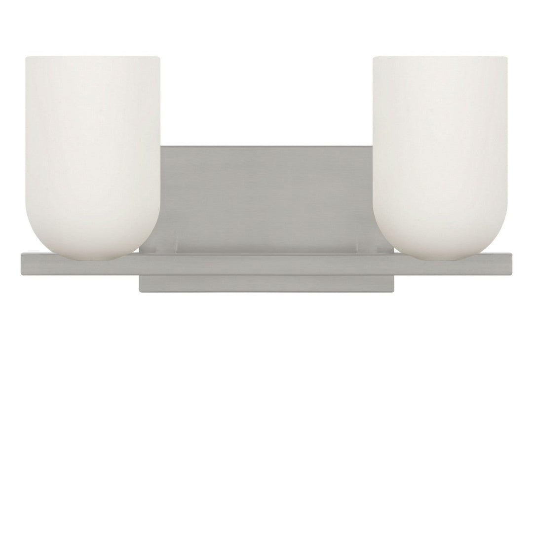 Neblina Two Light Vanity in Brushed Nickel Generation Lighting Canada
