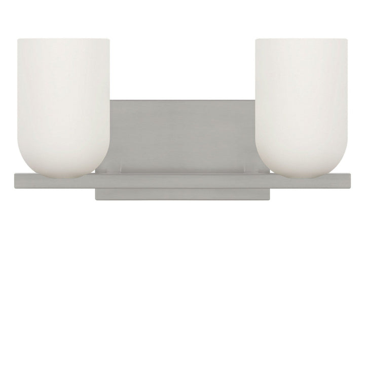 Neblina Two Light Vanity in Brushed Nickel Generation Lighting Canada