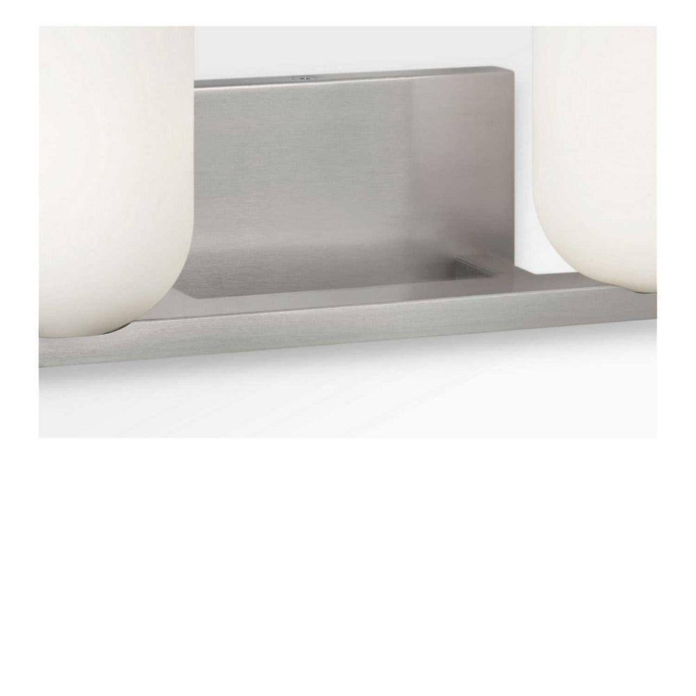 Neblina Two Light Vanity in Brushed Nickel Generation Lighting Canada