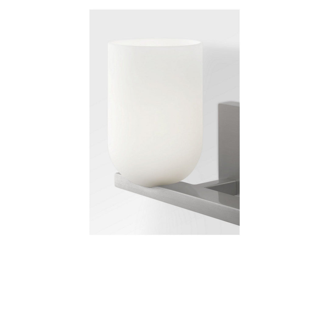 Neblina Two Light Vanity in Brushed Nickel Generation Lighting Canada