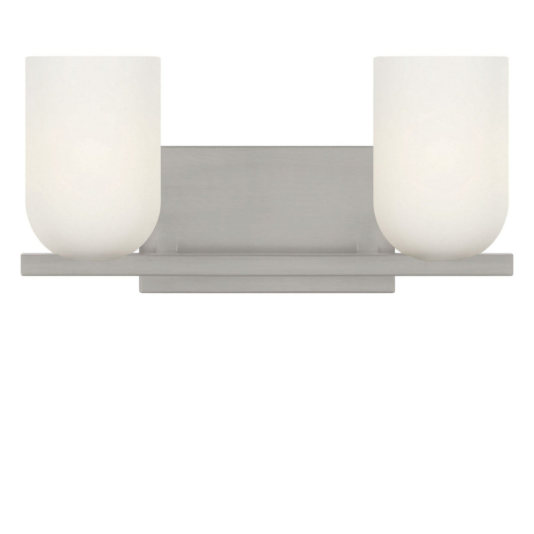 Neblina Two Light Vanity in Brushed Nickel Generation Lighting Canada