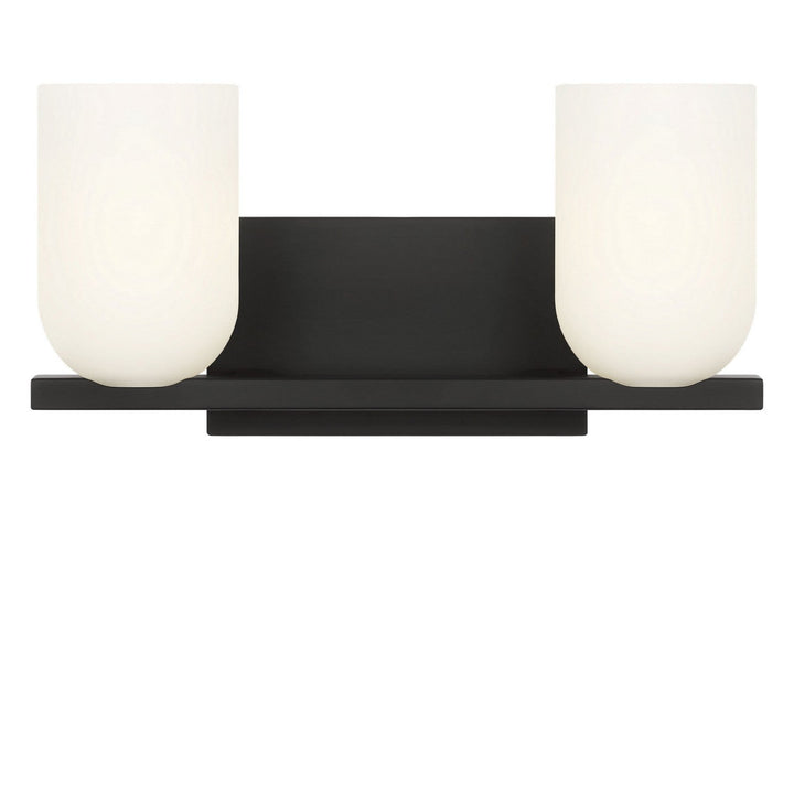 Neblina Two Light Vanity in Midnight Black Generation Lighting Canada