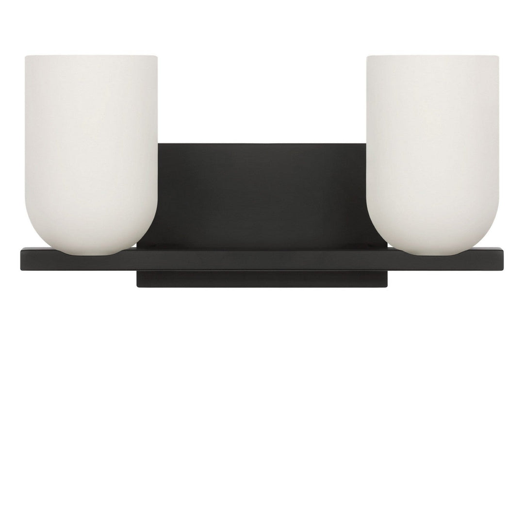 Neblina Two Light Vanity in Midnight Black Generation Lighting Canada