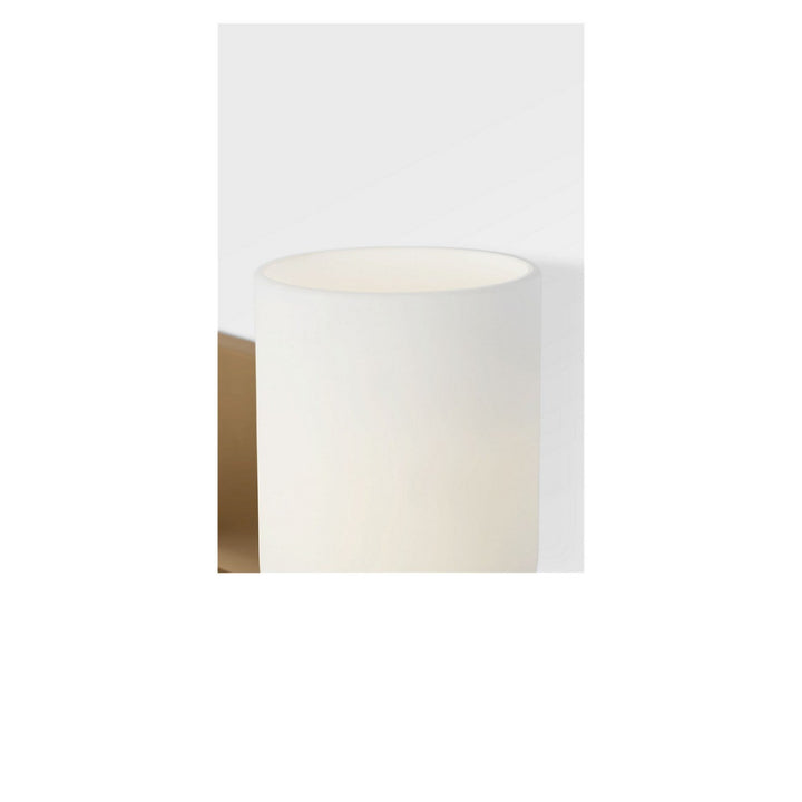 Neblina Two Light Vanity in Satin Brass Generation Lighting Canada
