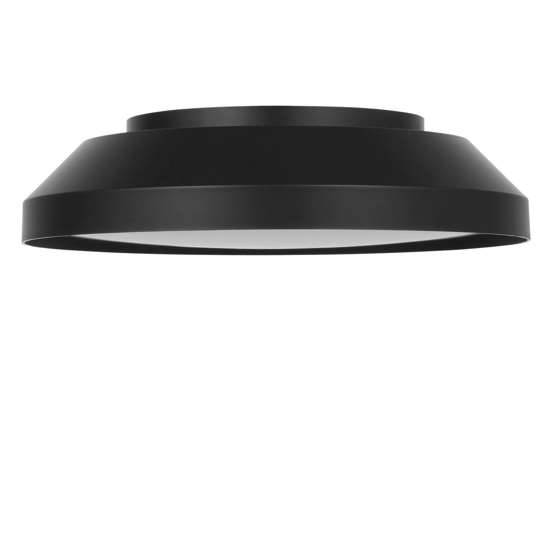 Nevado LED Flush Mount in Midnight Black Generation Lighting Canada