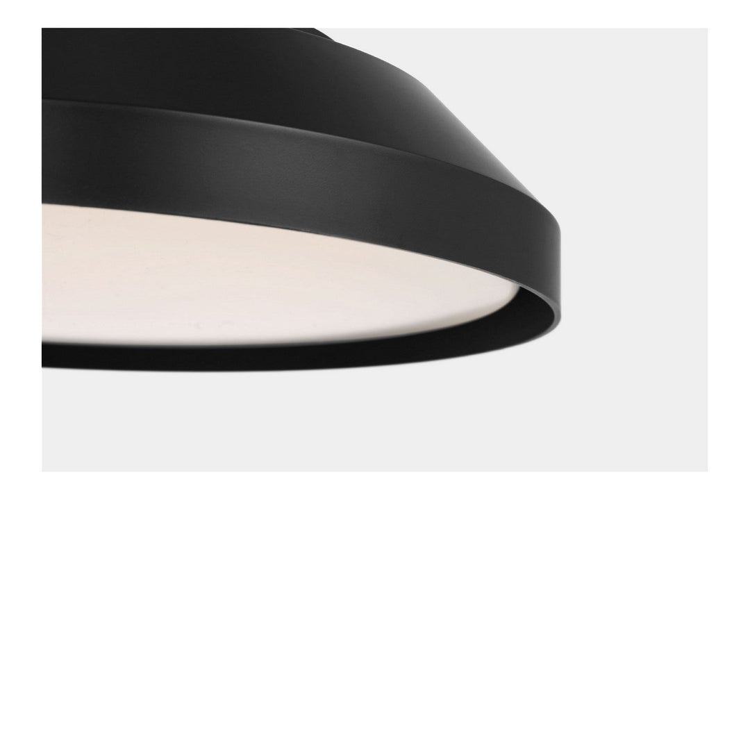 Nevado LED Flush Mount in Midnight Black Generation Lighting Canada