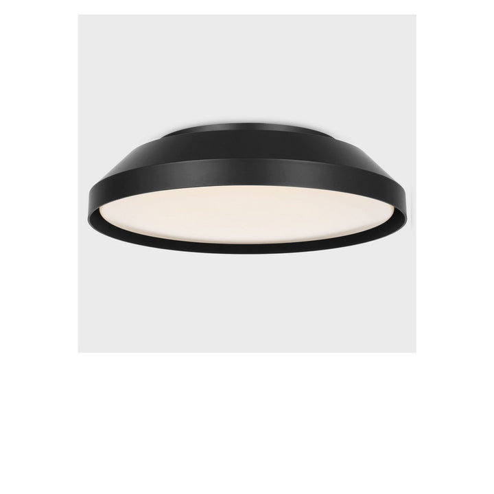 Nevado LED Flush Mount in Midnight Black Generation Lighting Canada