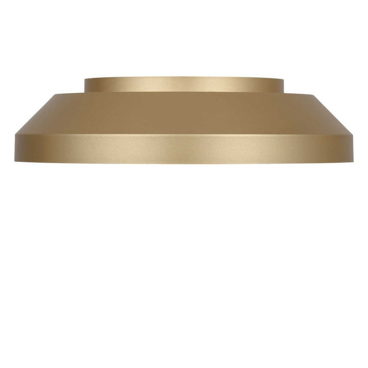 Nevado LED Flush Mount in Satin Brass Generation Lighting Canada